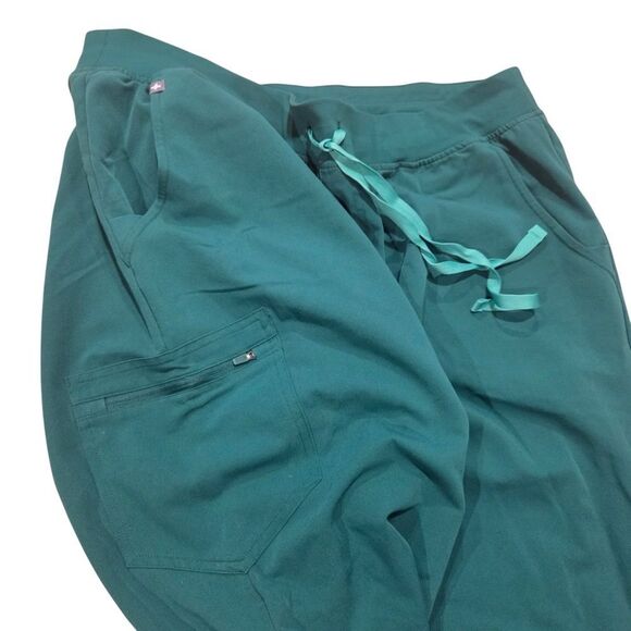 Figs Green Zamora Jogger Scrub Pants - Picture 5 of 12